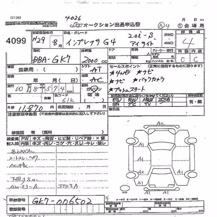 SUBARU IMPREZA