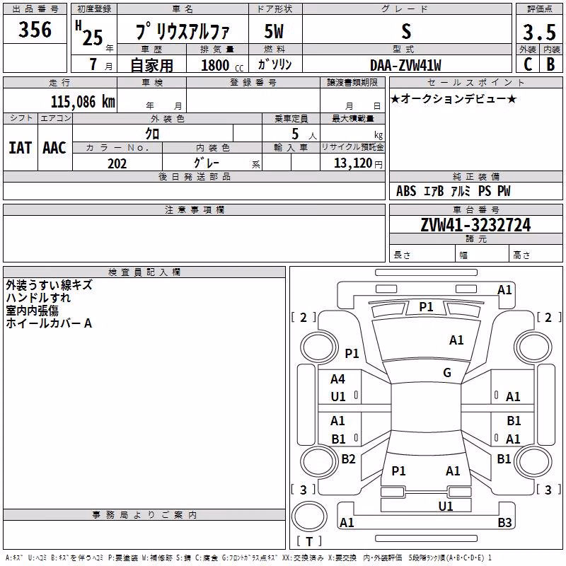TOYOTA PRIUS ALPHA