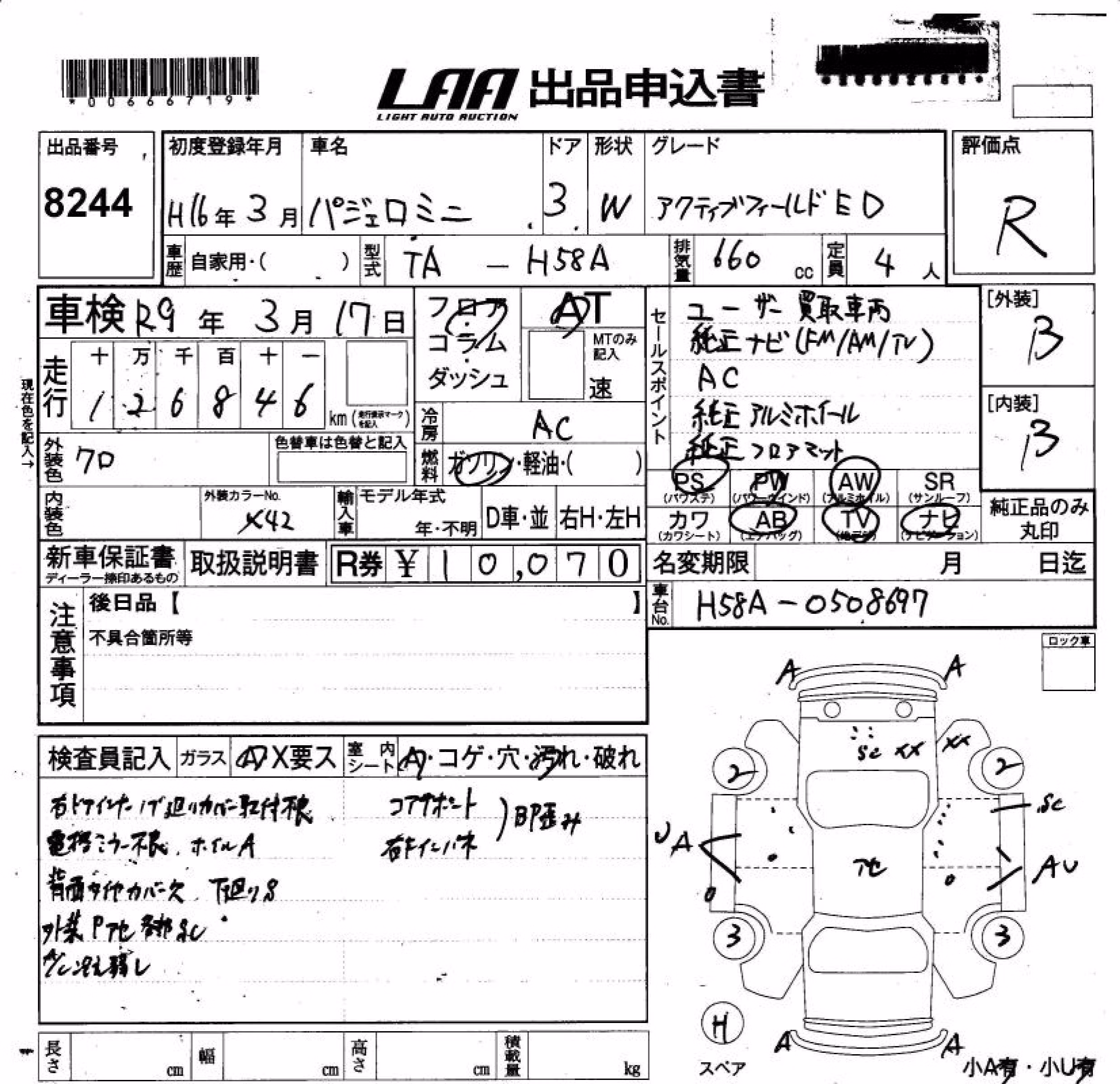 MITSUBISHI PAJERO MINI