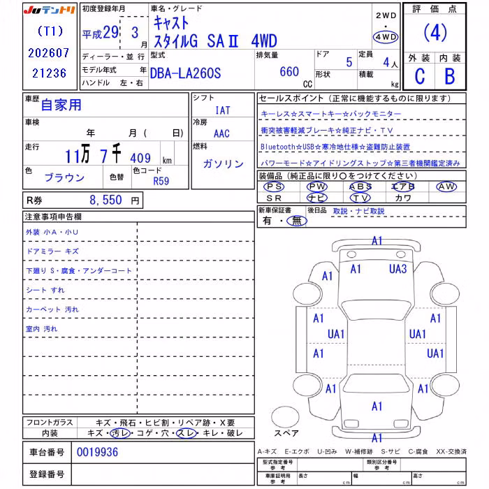 DAIHATSU CAST