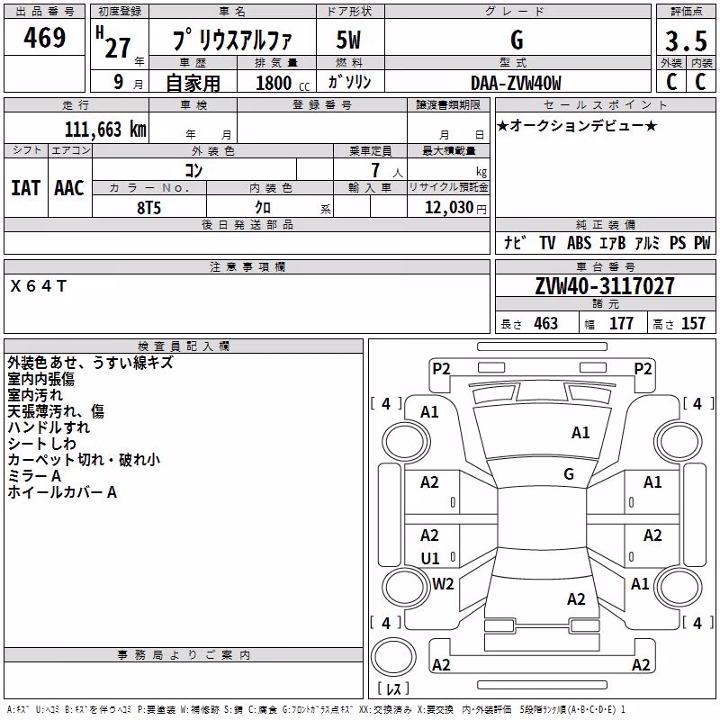 TOYOTA PRIUS ALPHA