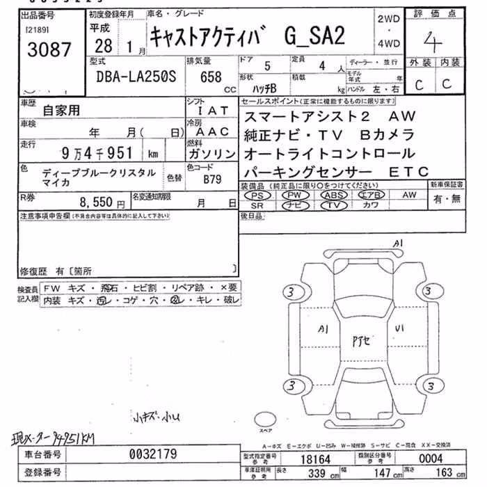 DAIHATSU CAST