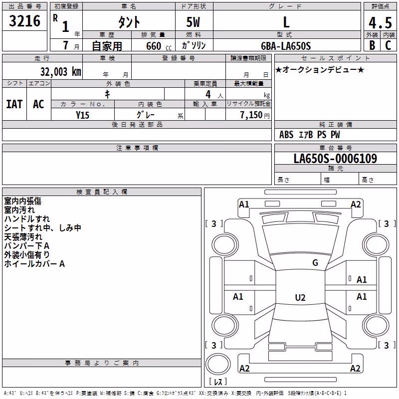DAIHATSU TANTO