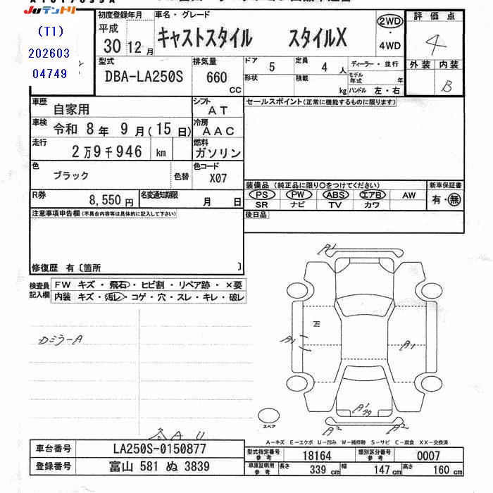DAIHATSU CAST