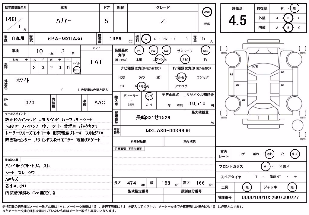 TOYOTA HARRIER