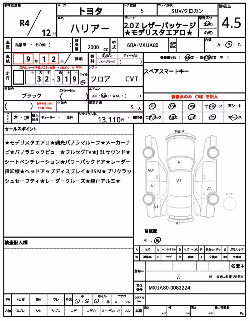 TOYOTA HARRIER