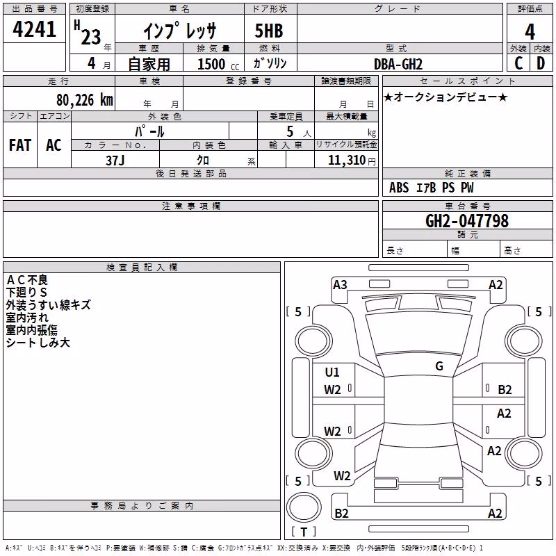 SUBARU IMPREZA