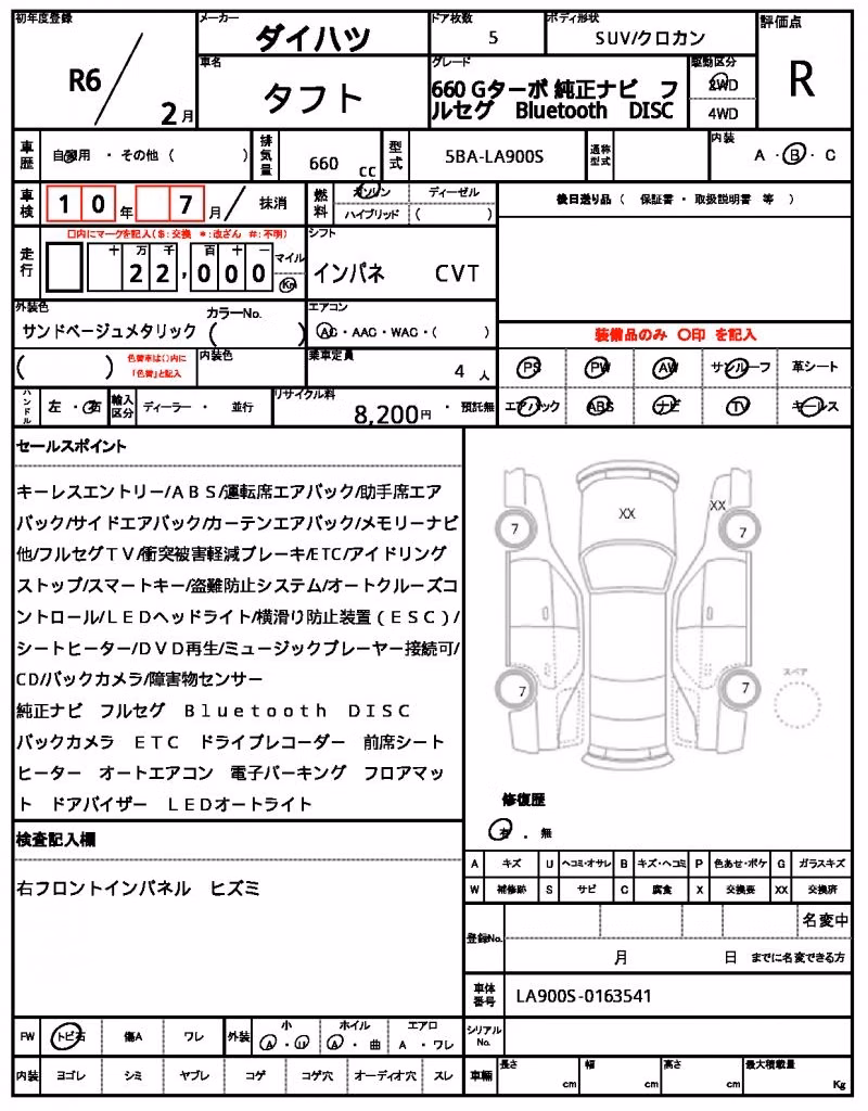 DAIHATSU TAFT