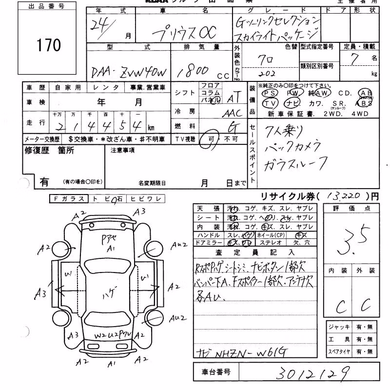 TOYOTA PRIUS ALPHA