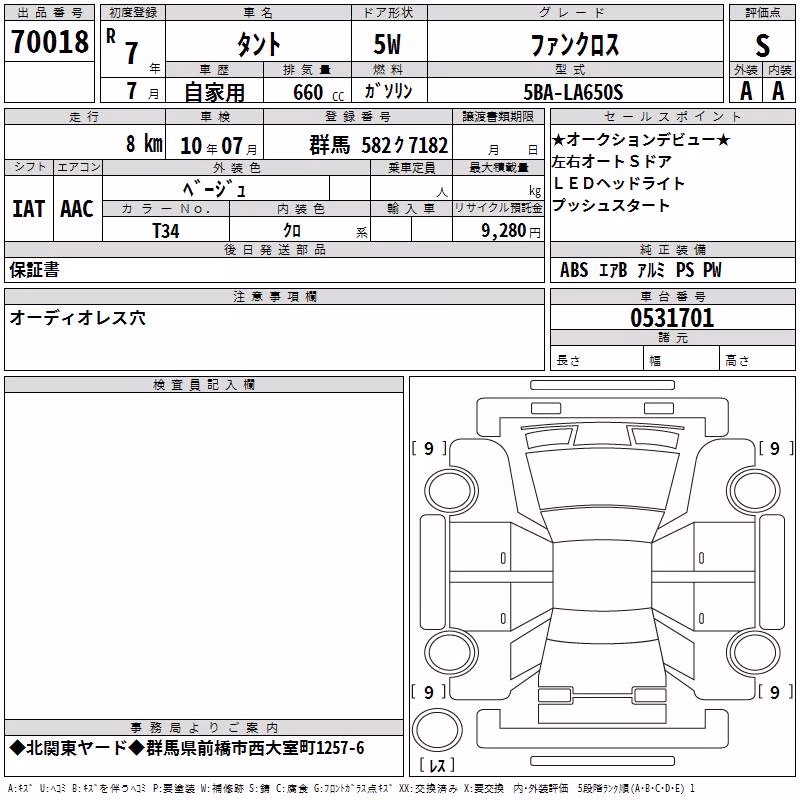DAIHATSU TANTO