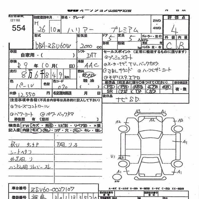 TOYOTA HARRIER