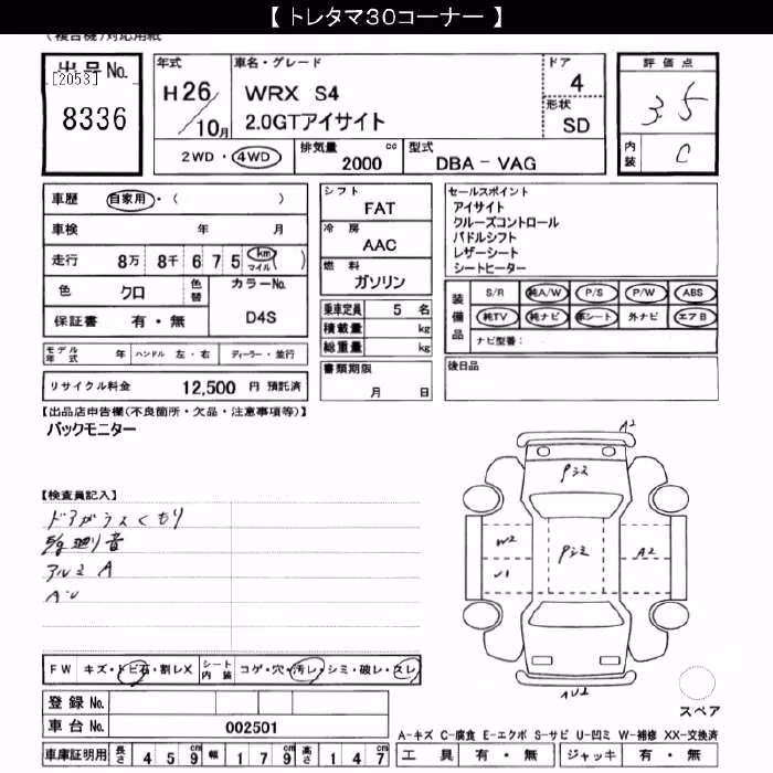 SUBARU IMPREZA WRX