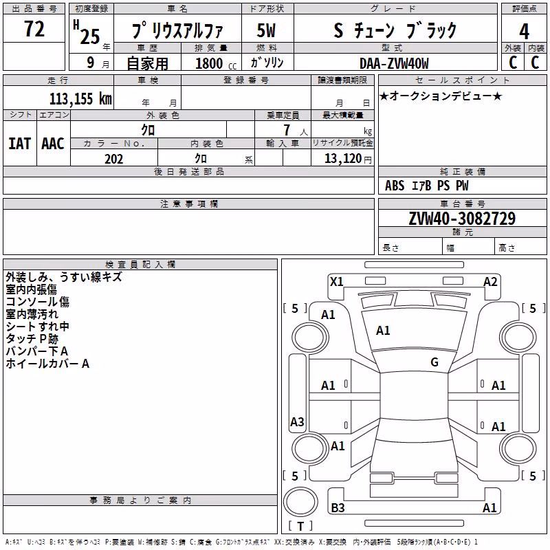 TOYOTA PRIUS ALPHA