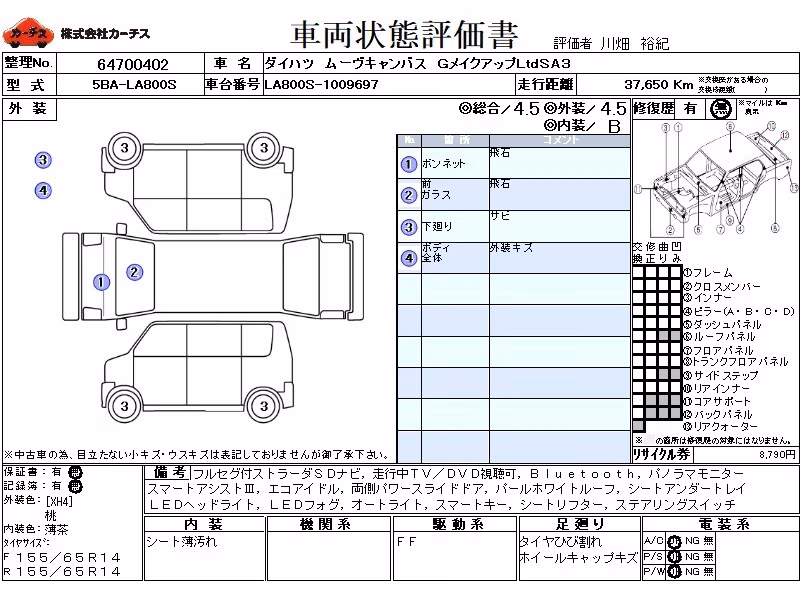 DAIHATSU MOVE CANBUS
