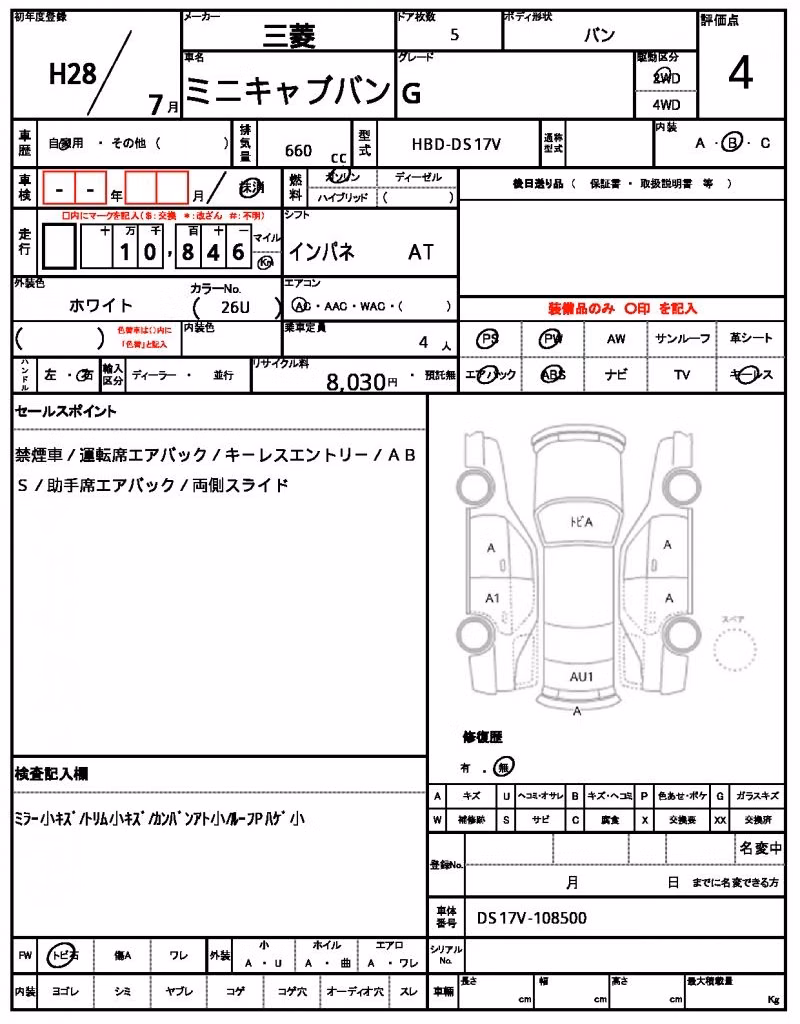 MITSUBISHI MINICAB