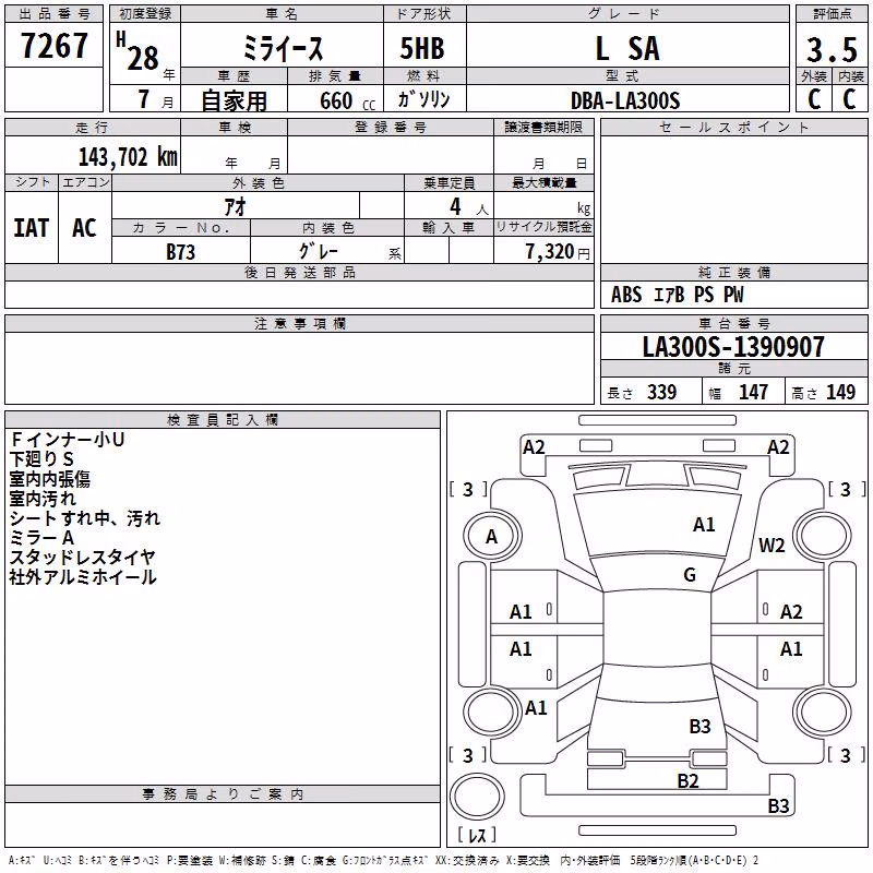 DAIHATSU MIRA E:S