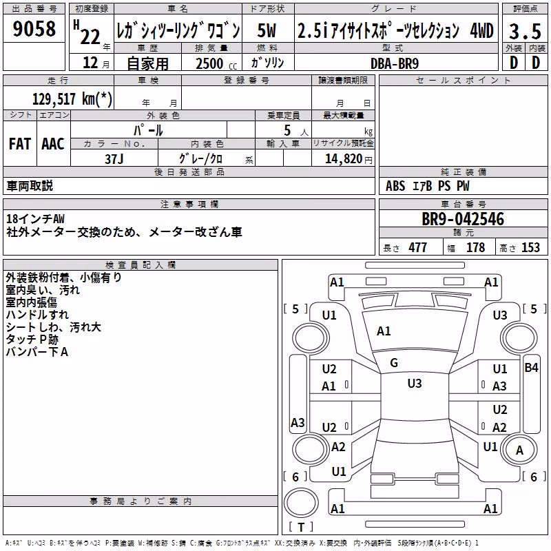 SUBARU LEGACY