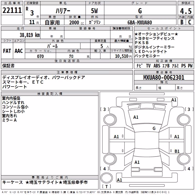 TOYOTA HARRIER