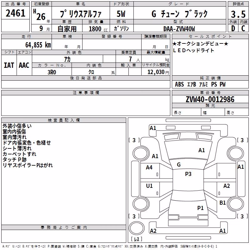 TOYOTA PRIUS ALPHA