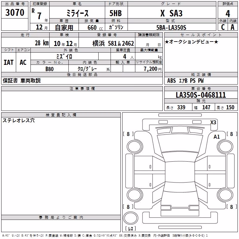 DAIHATSU MIRA E:S