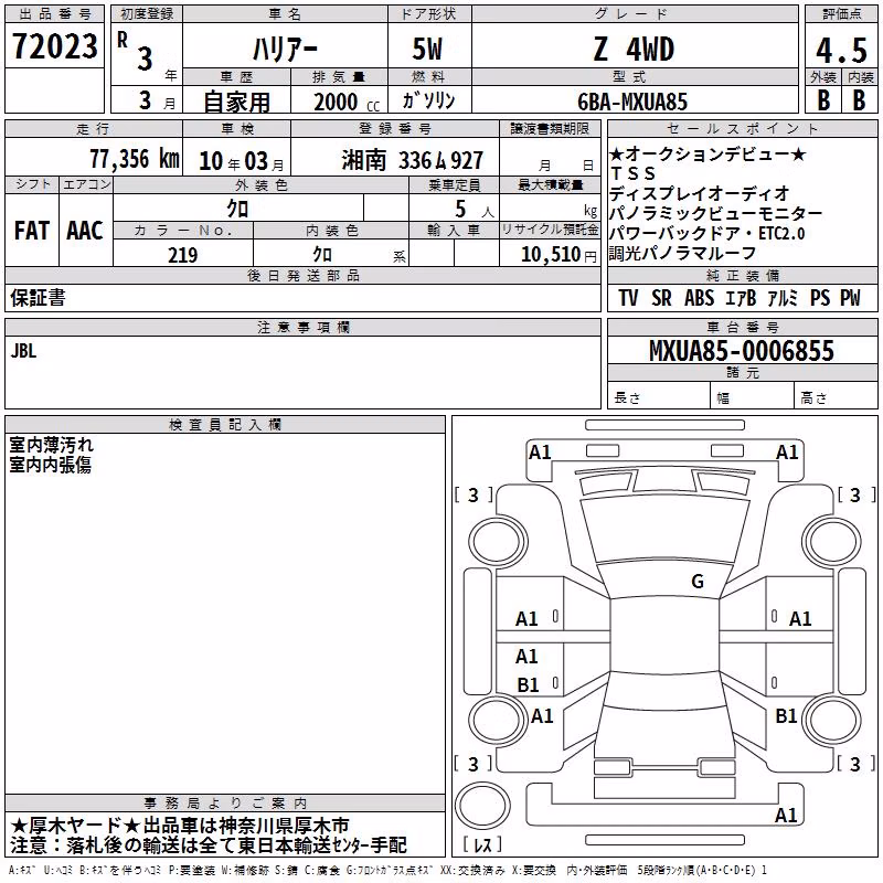 TOYOTA HARRIER