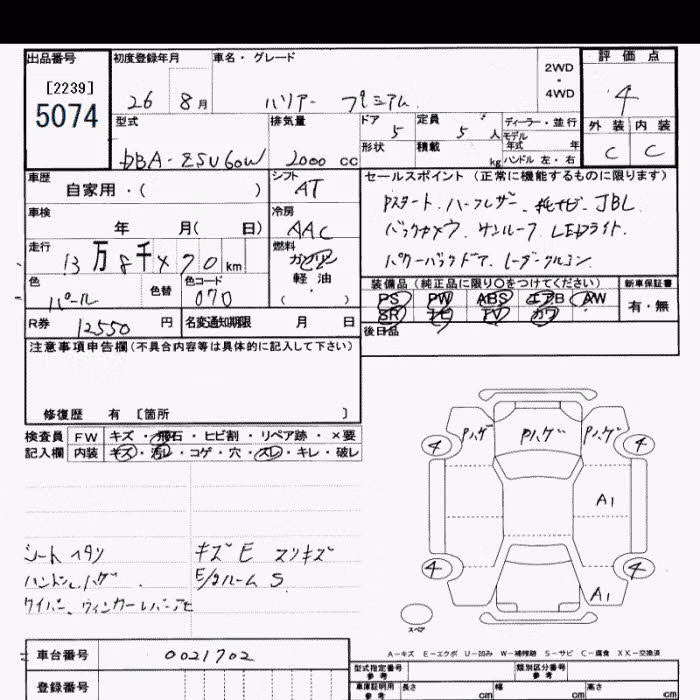 TOYOTA HARRIER