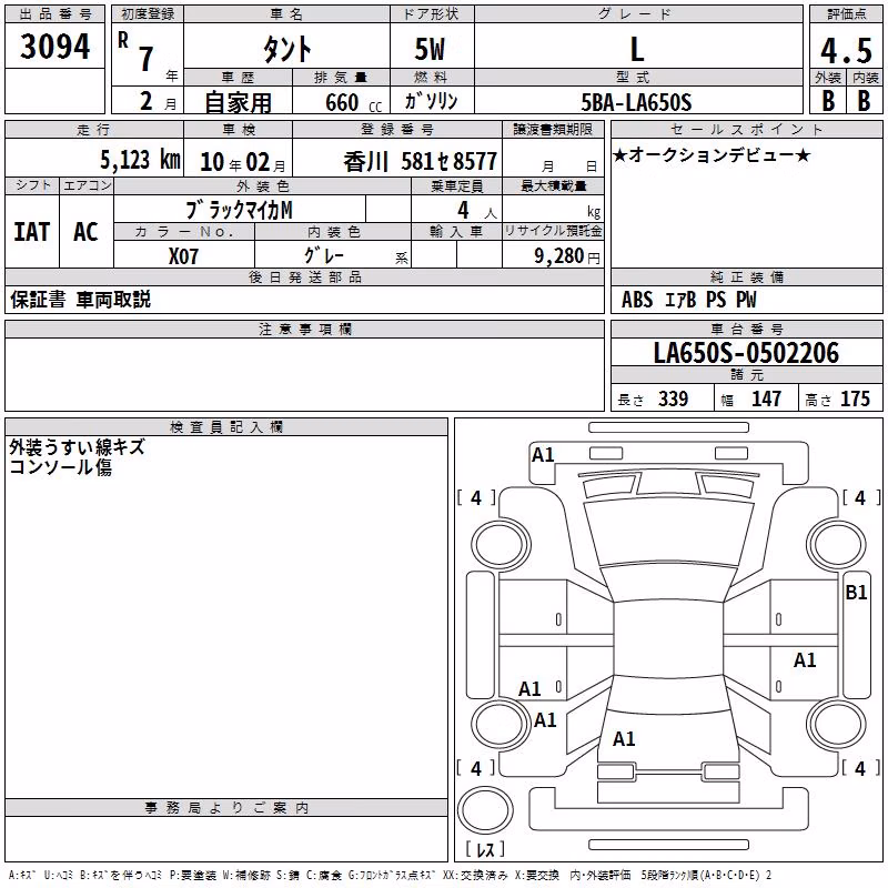 DAIHATSU TANTO