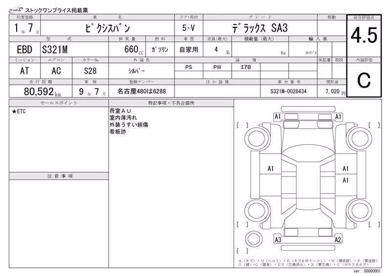TOYOTA PIXIS VAN