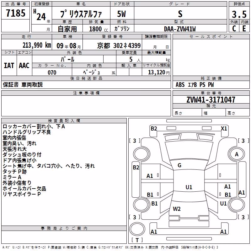 TOYOTA PRIUS ALPHA