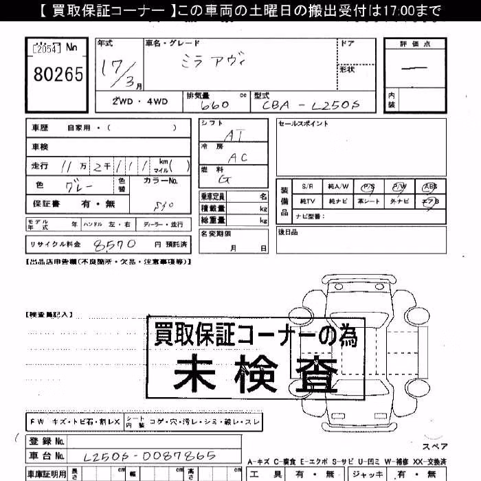 DAIHATSU MIRA AVY