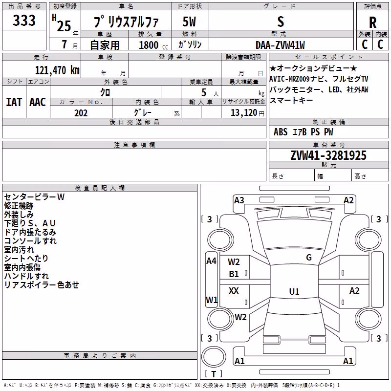 TOYOTA PRIUS ALPHA