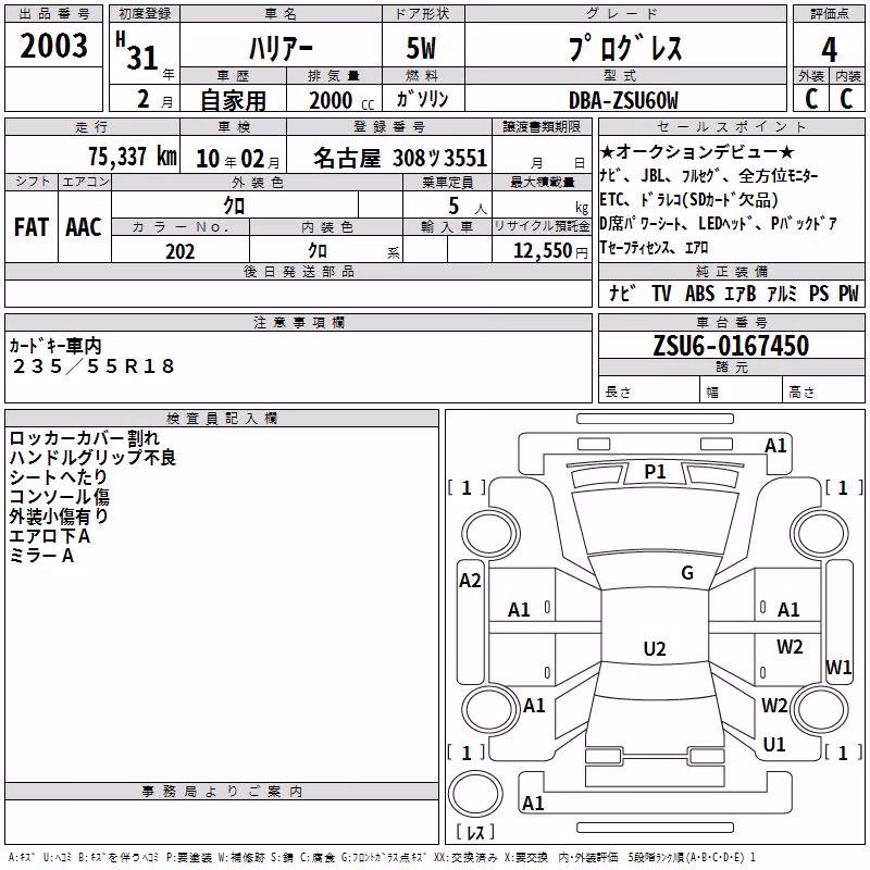 TOYOTA HARRIER