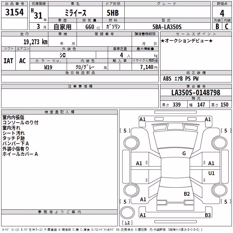 DAIHATSU MIRA E:S