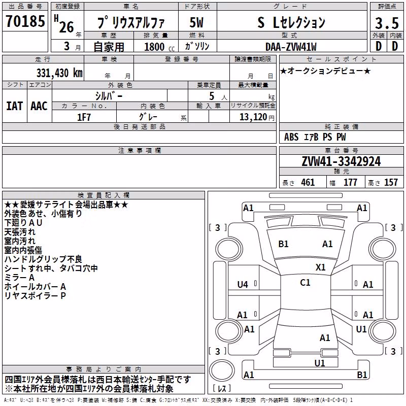 TOYOTA PRIUS ALPHA