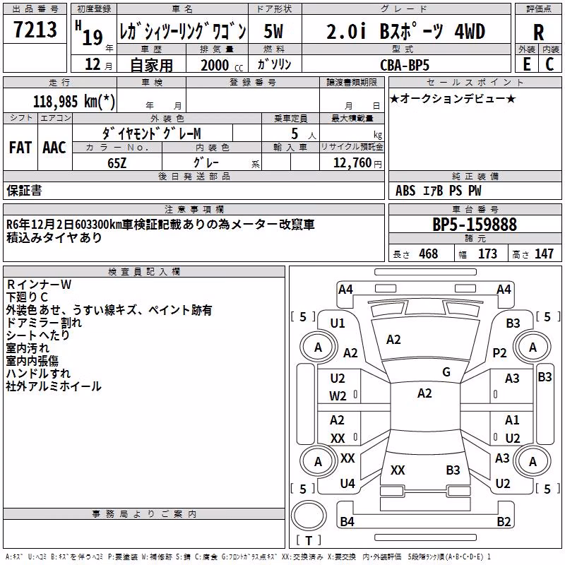 SUBARU LEGACY