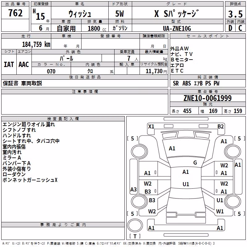 TOYOTA WISH