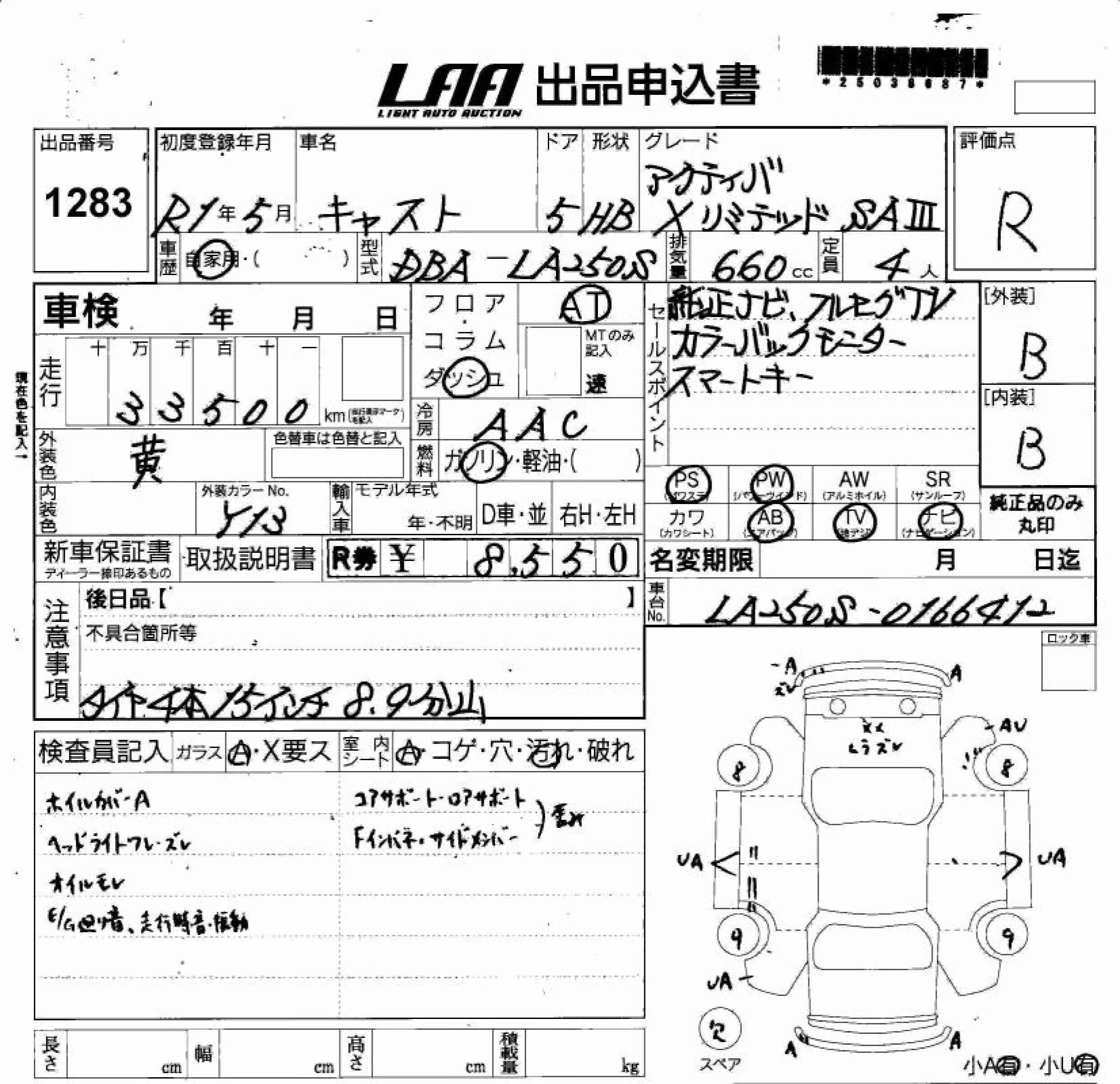 DAIHATSU CAST
