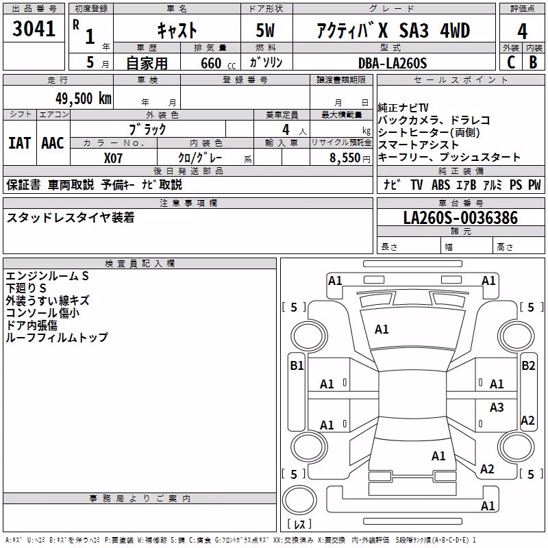 DAIHATSU CAST