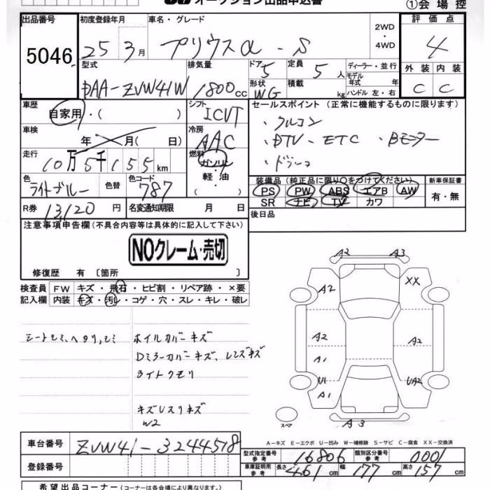 TOYOTA PRIUS ALPHA