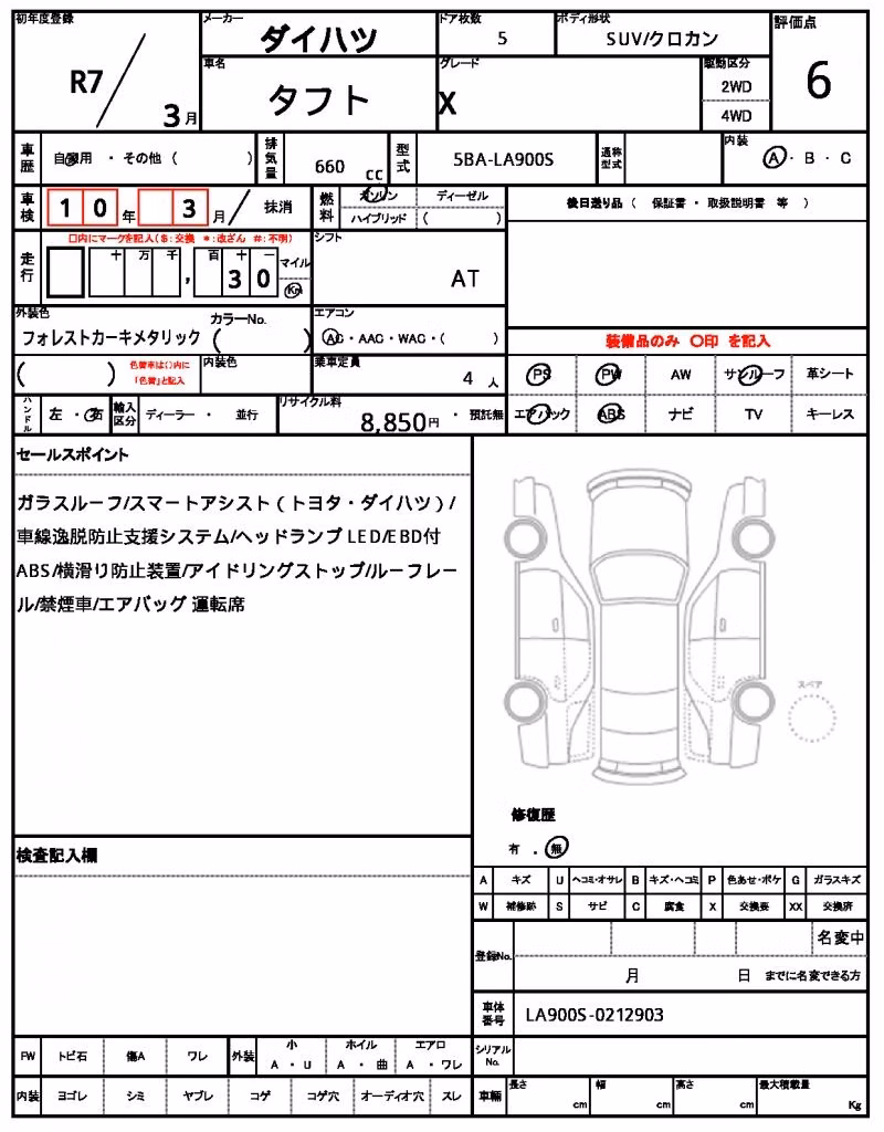 DAIHATSU TAFT