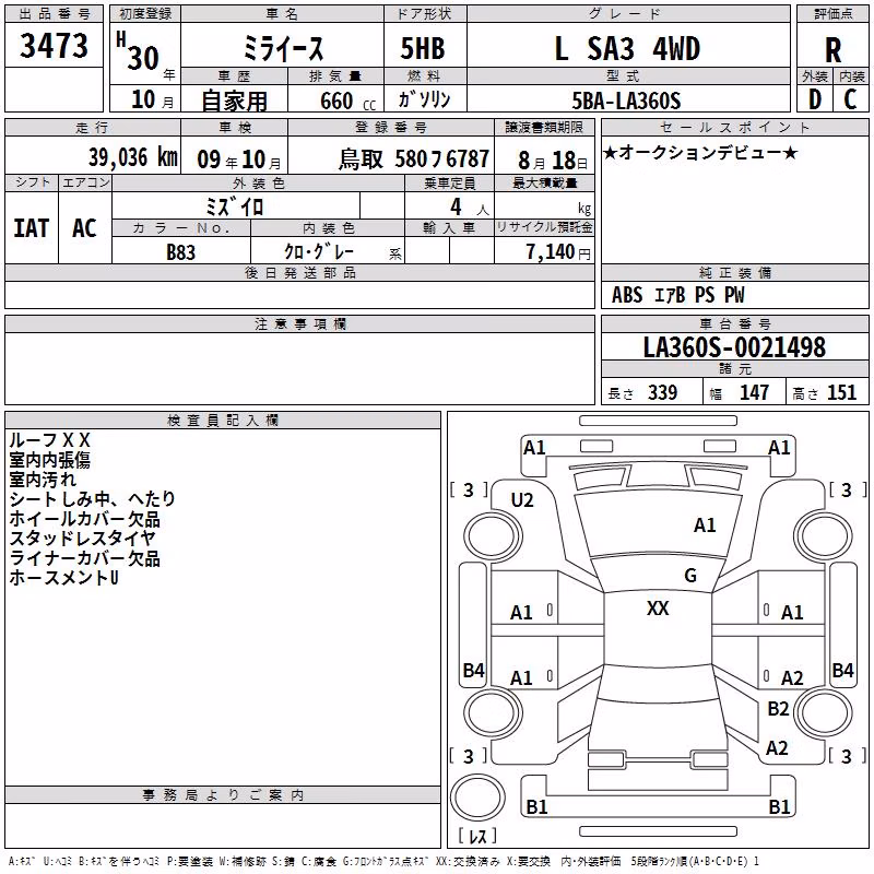 DAIHATSU MIRA E:S