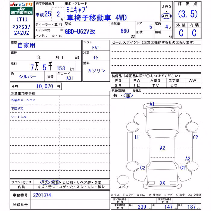 MITSUBISHI MINICAB