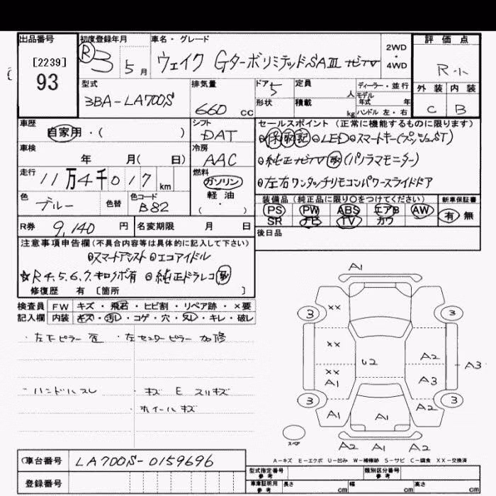 DAIHATSU WAKE