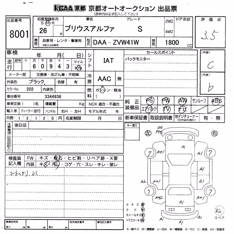 TOYOTA PRIUS ALPHA