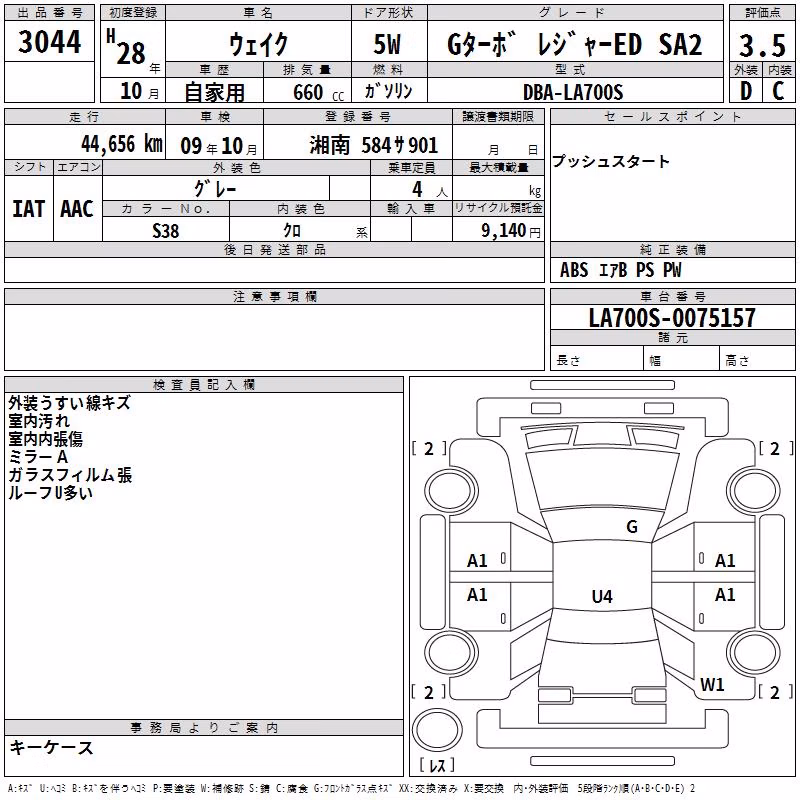 DAIHATSU WAKE