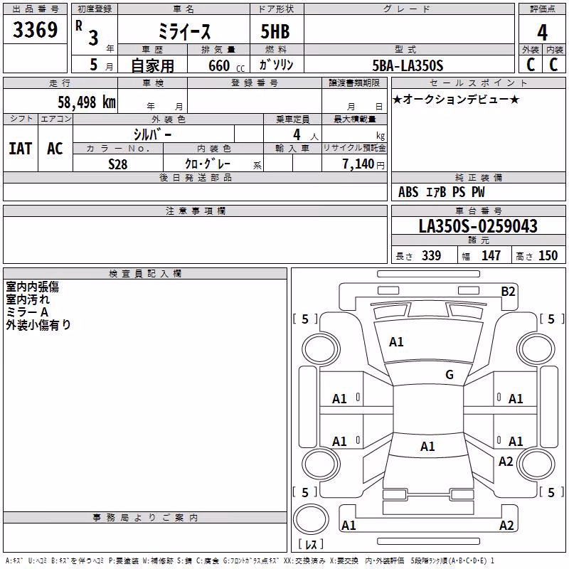 DAIHATSU MIRA E:S