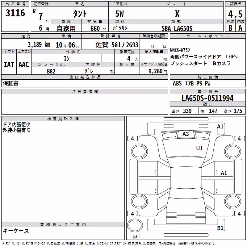 DAIHATSU TANTO