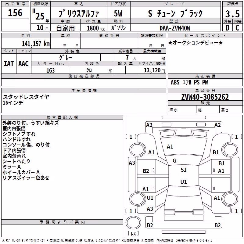 TOYOTA PRIUS ALPHA