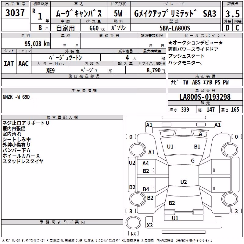 DAIHATSU MOVE CANBUS