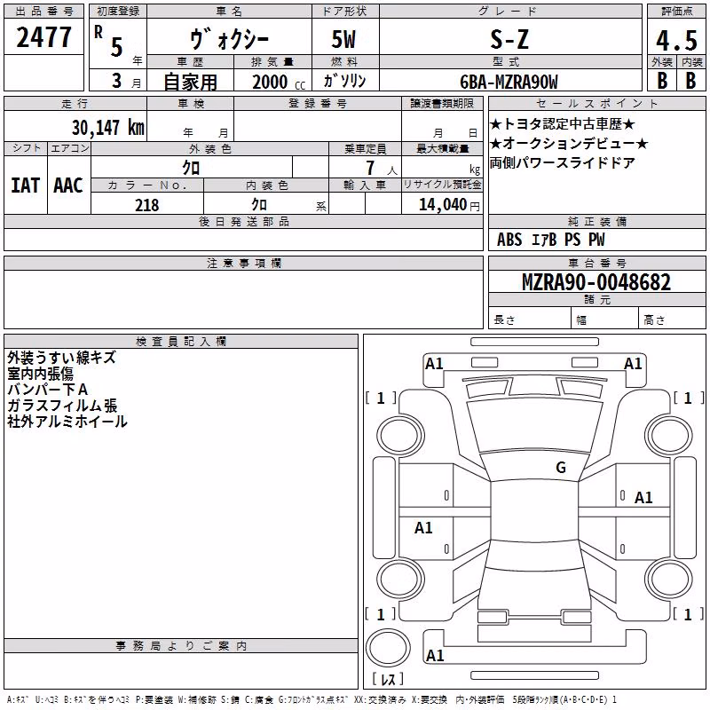 TOYOTA VOXY
